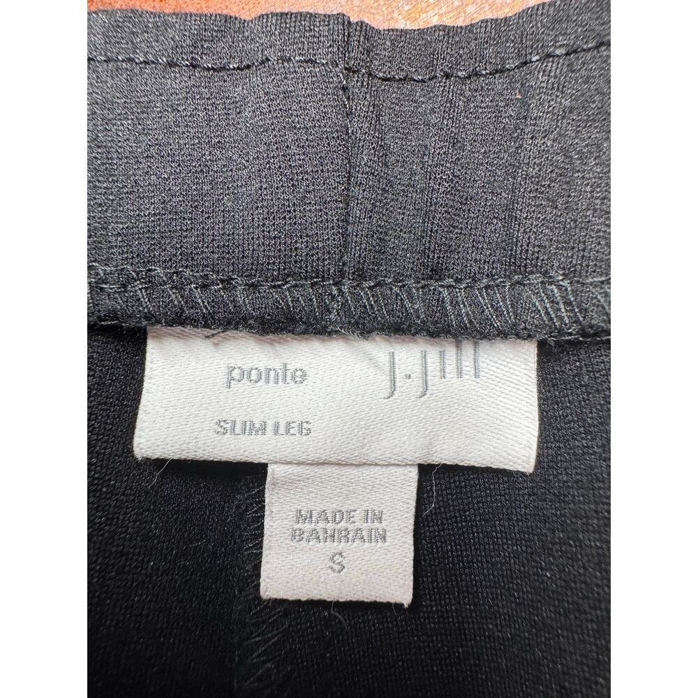 J.JILL PONTE PULL-ON SLIM LEG ANKLE PANTS BLACK SIZE SMALL - Picture 5 of 7
